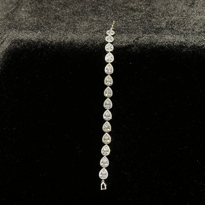 TEARDROP BRACELET - ICED OUT